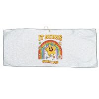  Saying It Burns When I Pee Large Microfiber Waffle Golf Towel