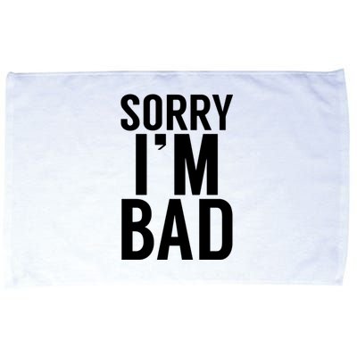 Sorry I'm Bad Microfiber Hand Towel