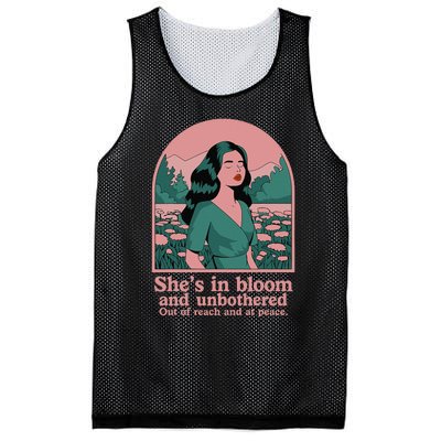 She’S In Bloom And Unbothered Out Of Reach And At Peace Mesh Reversible Basketball Jersey Tank