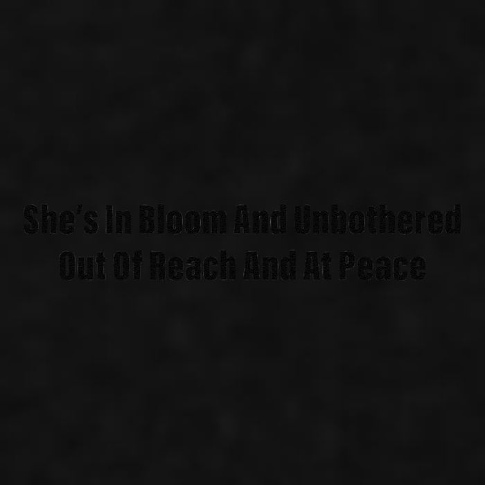 She’S In Bloom And Unbothered Out Of Reach And At Peace Ladies PosiCharge Tri-Blend Wicking Tank