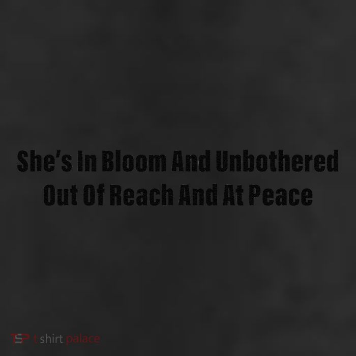 She’S In Bloom And Unbothered Out Of Reach And At Peace 25L Jumbo Tote