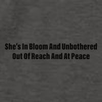She’S In Bloom And Unbothered Out Of Reach And At Peace Vector Backpack