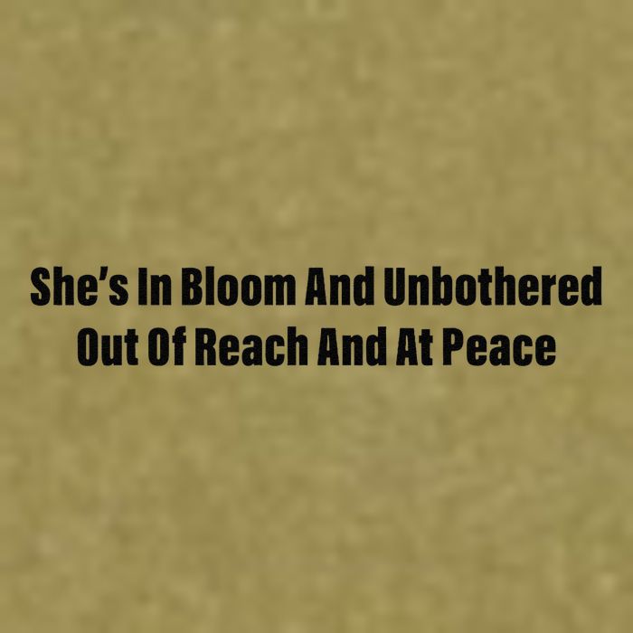 She’S In Bloom And Unbothered Out Of Reach And At Peace Garment-Dyed Women's Muscle Tee