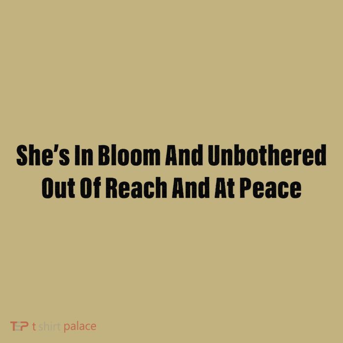 She’S In Bloom And Unbothered Out Of Reach And At Peace Sustainable Beanie
