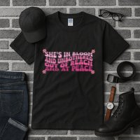 She’S In Bloom And Unbothered Out Of Reach And At Peace Tall T-Shirt