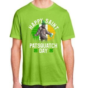 Sasquatch Irish Bigfoot St Patricks Day Green Beer Gift Adult ChromaSoft Performance T-Shirt