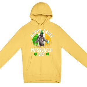 Sasquatch Irish Bigfoot St Patricks Day Green Beer Gift Premium Pullover Hoodie