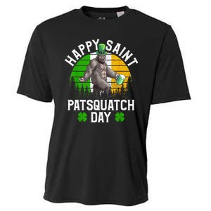 Sasquatch Irish Bigfoot St Patricks Day Green Beer Gift Cooling Performance Crew T-Shirt