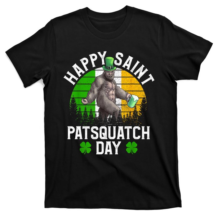 Sasquatch Irish Bigfoot St Patricks Day Green Beer Gift T-Shirt