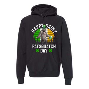 Sasquatch Irish Bigfoot St Patricks Day Green Beer Gift Premium Hoodie