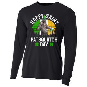 Sasquatch Irish Bigfoot St Patricks Day Green Beer Gift Cooling Performance Long Sleeve Crew