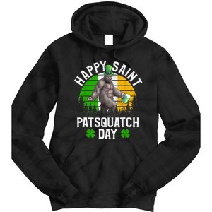 Sasquatch Irish Bigfoot St Patricks Day Green Beer Gift Tie Dye Hoodie