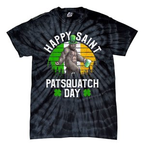 Sasquatch Irish Bigfoot St Patricks Day Green Beer Gift Tie-Dye T-Shirt