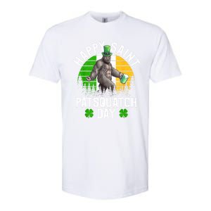 Sasquatch Irish Bigfoot St Patricks Day Green Beer Gift Softstyle CVC T-Shirt