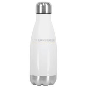 SheS In Bloom And Unbothered Out Of Reach And At Peace Stainless Steel Insulated Water Bottle