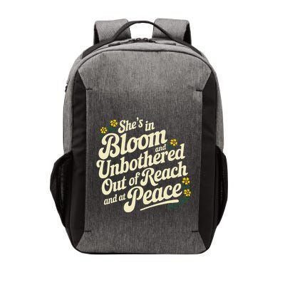 She’S In Bloom And Unbothered Out Of Reach And At Peace Vector Backpack