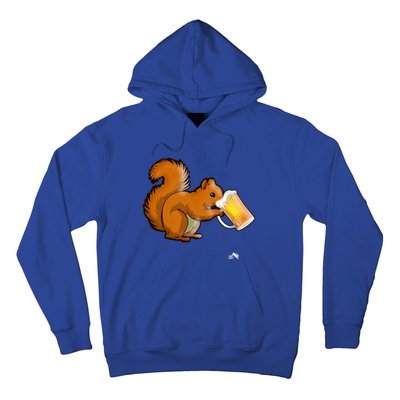 Squirrel Ing Beer Nimal Lovers Gift Beer Squirrel Cute Gift Hoodie