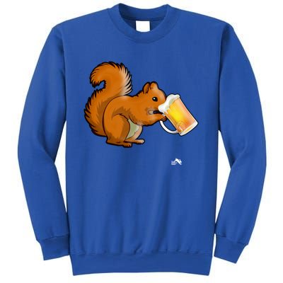 Squirrel Ing Beer Nimal Lovers Gift Beer Squirrel Cute Gift Sweatshirt