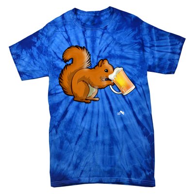 Squirrel Ing Beer Nimal Lovers Gift Beer Squirrel Cute Gift Tie-Dye T-Shirt