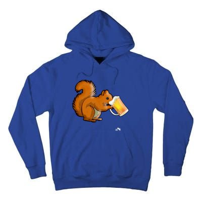 Squirrel Ing Beer Nimal Lovers Gift Beer Squirrel Cute Gift Tall Hoodie