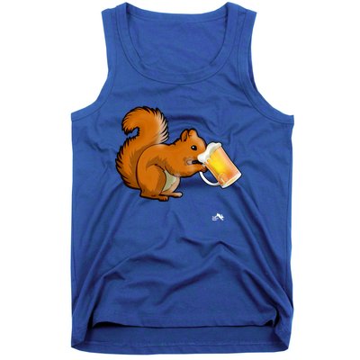 Squirrel Ing Beer Nimal Lovers Gift Beer Squirrel Cute Gift Tank Top