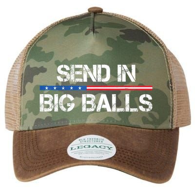 Send In Big Balls Doge D.O.G.E Legacy Tie Dye Trucker Hat