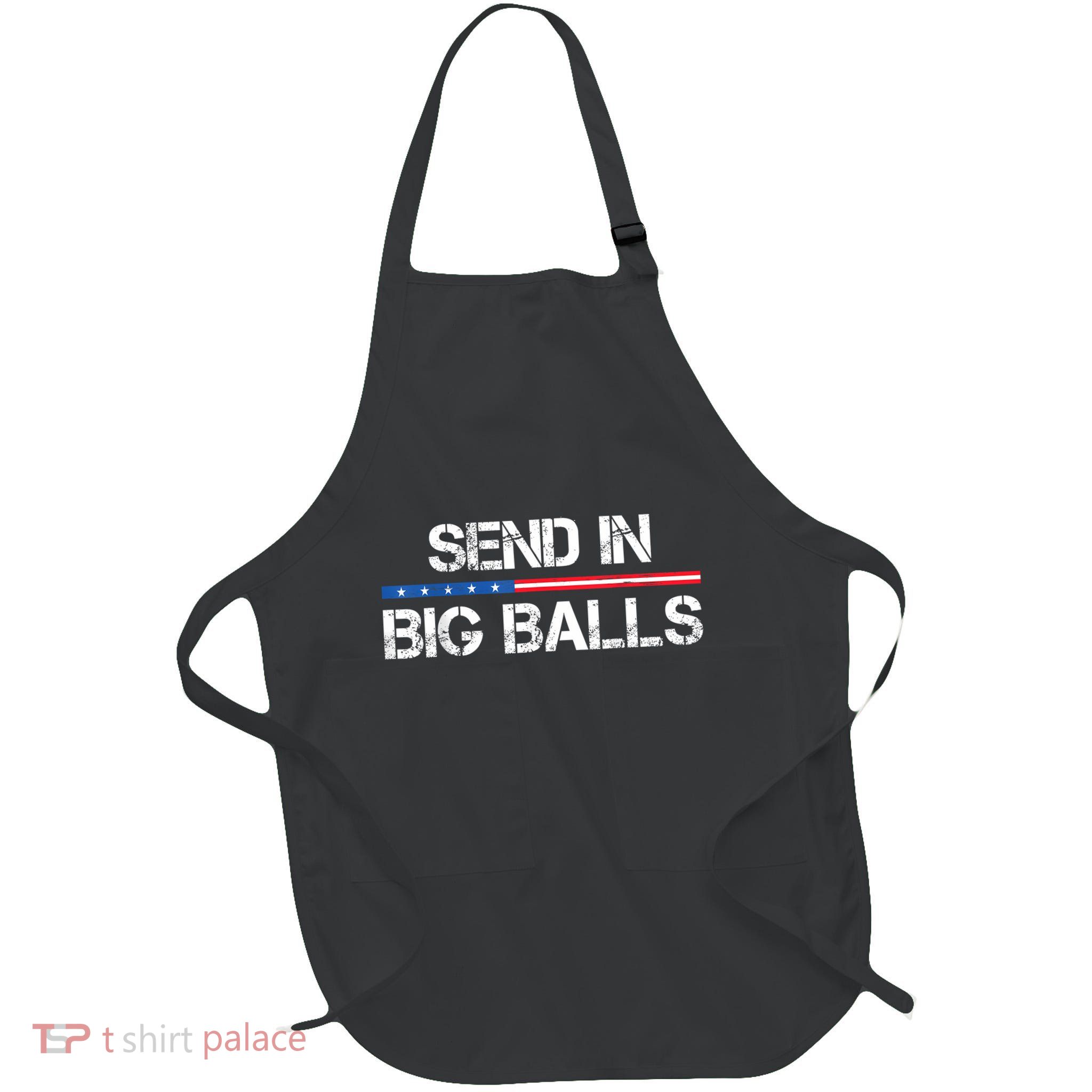 Send In Big Balls Doge D.O.G.E Apron
