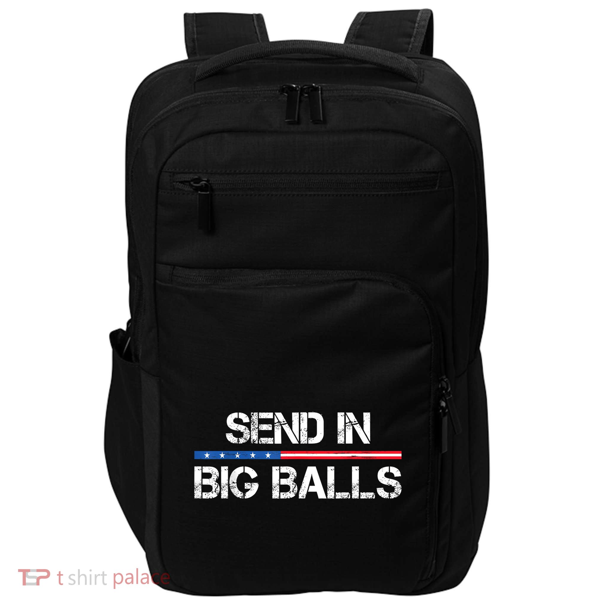 Send In Big Balls Doge D.O.G.E Impact Tech Backpack