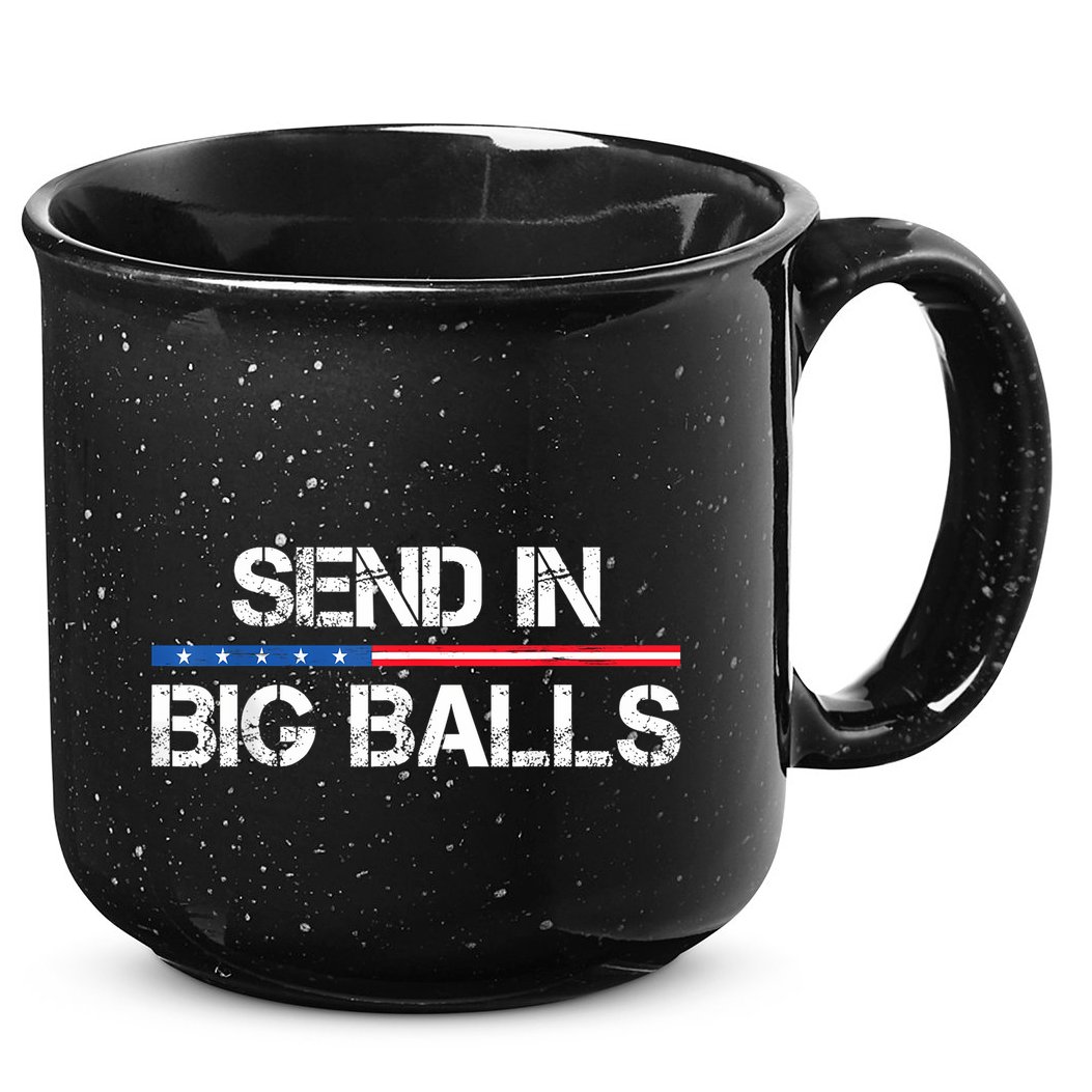 Send In Big Balls Doge D.O.G.E 15oz Campfire Ceramic Mug