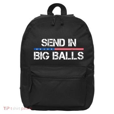 Send In Big Balls Doge D.O.G.E 16 in Basic Backpack