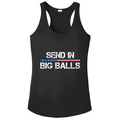 Send In Big Balls Doge D.O.G.E Ladies PosiCharge Competitor Racerback Tank