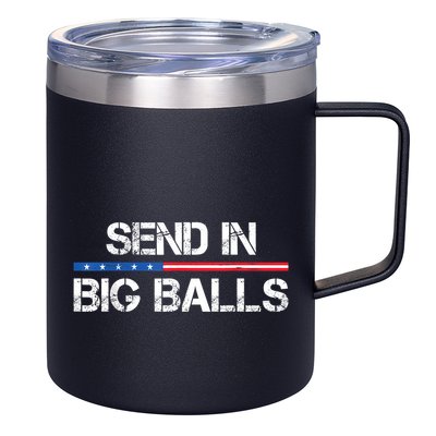Send In Big Balls Doge D.O.G.E 12oz Stainless Steel Coffee Mug