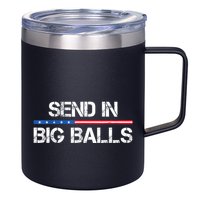 Send In Big Balls Doge D.O.G.E 12oz Stainless Steel Coffee Mug