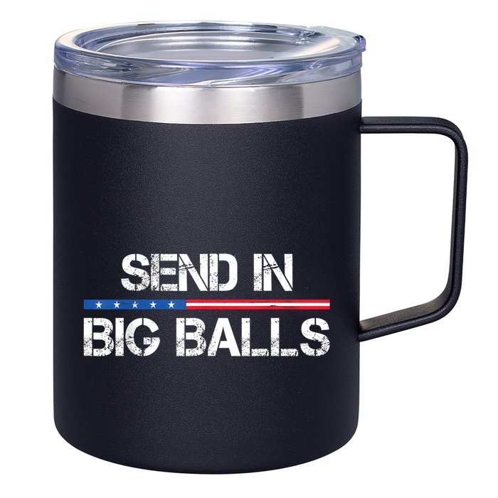 Send In Big Balls Doge D.O.G.E 12oz Stainless Steel Coffee Mug