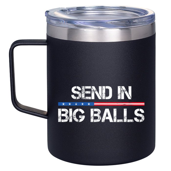 Send In Big Balls Doge D.O.G.E 12oz Stainless Steel Coffee Mug