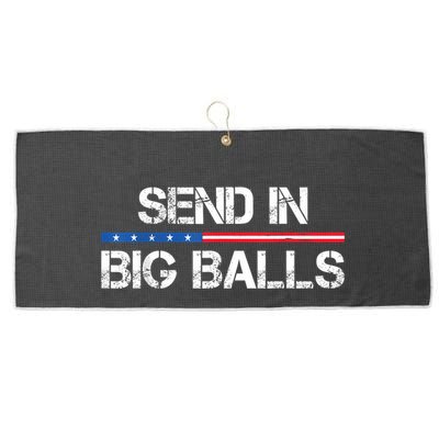 Send In Big Balls Doge D.O.G.E Large Microfiber Waffle Golf Towel