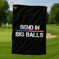 Send In Big Balls Doge D.O.G.E Golf Towel