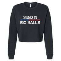 Send In Big Balls Doge D.O.G.E Cropped Pullover Crew