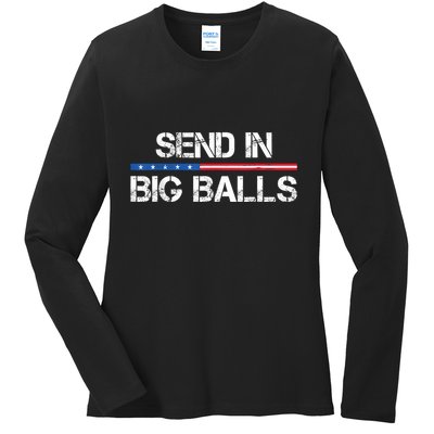 Send In Big Balls Doge D.O.G.E Ladies Long Sleeve Shirt