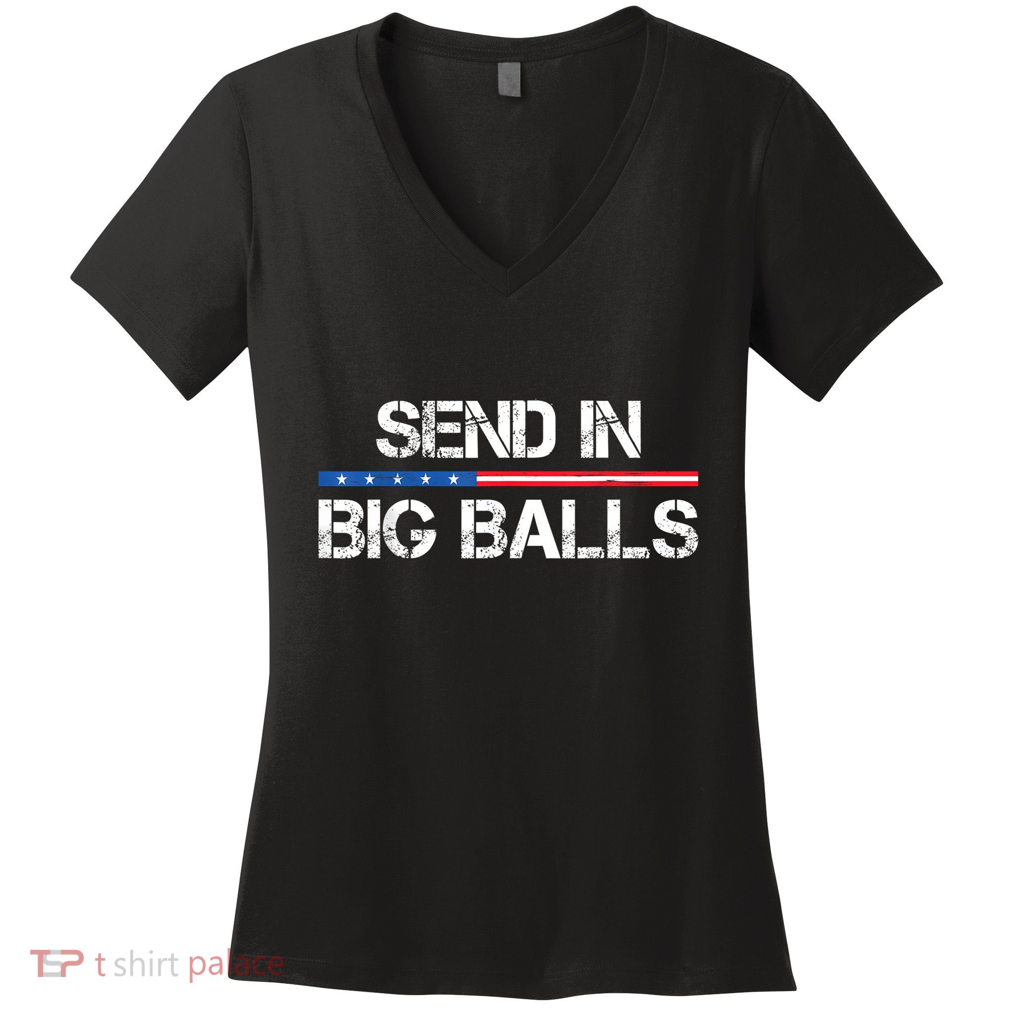 Send In Big Balls Doge D.O.G.E Women's V-Neck T-Shirt
