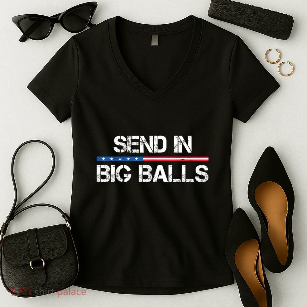 Send In Big Balls Doge D.O.G.E Women's V-Neck T-Shirt