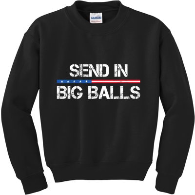 Send In Big Balls Doge D.O.G.E Kids Sweatshirt