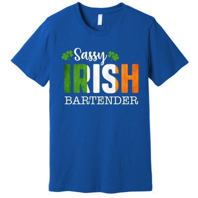 Sassy Irish Bartender St Patricks Day Gift Premium T-Shirt