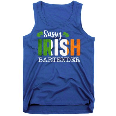 Sassy Irish Bartender St Patricks Day Gift Tank Top