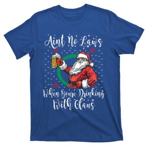 Santa Ing Beer Funny Ugly Christmas Sweater Gift T-Shirt