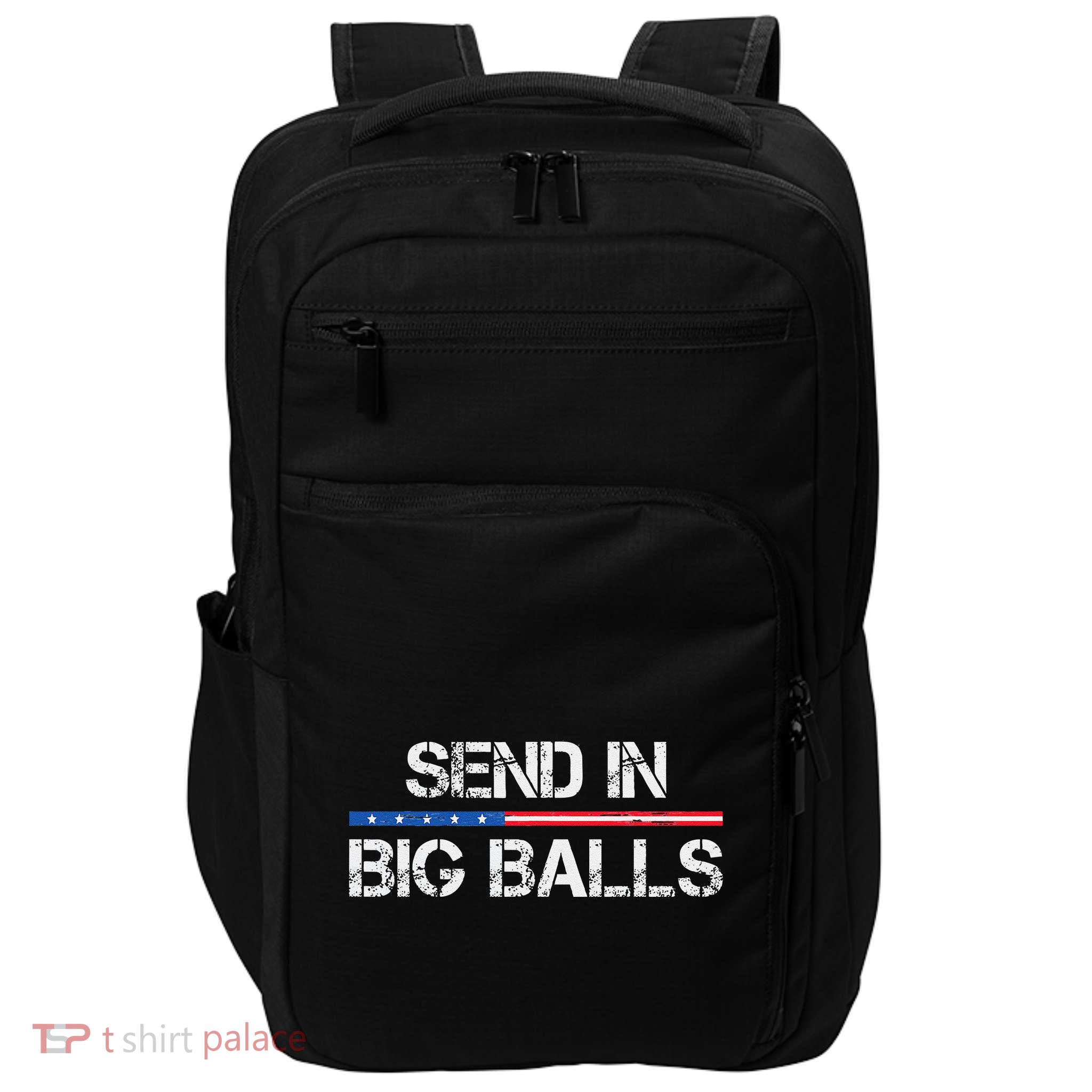 Send In Big Balls Doge D.O.G.E Gift Impact Tech Backpack