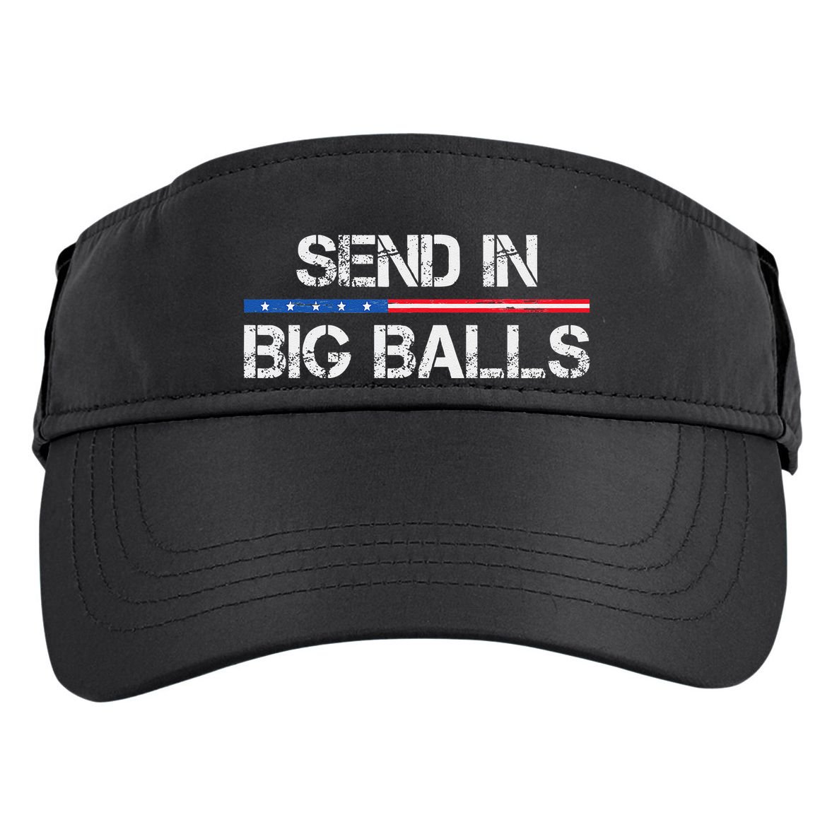 Send In Big Balls Doge D.O.G.E Gift Adult Drive Performance Visor