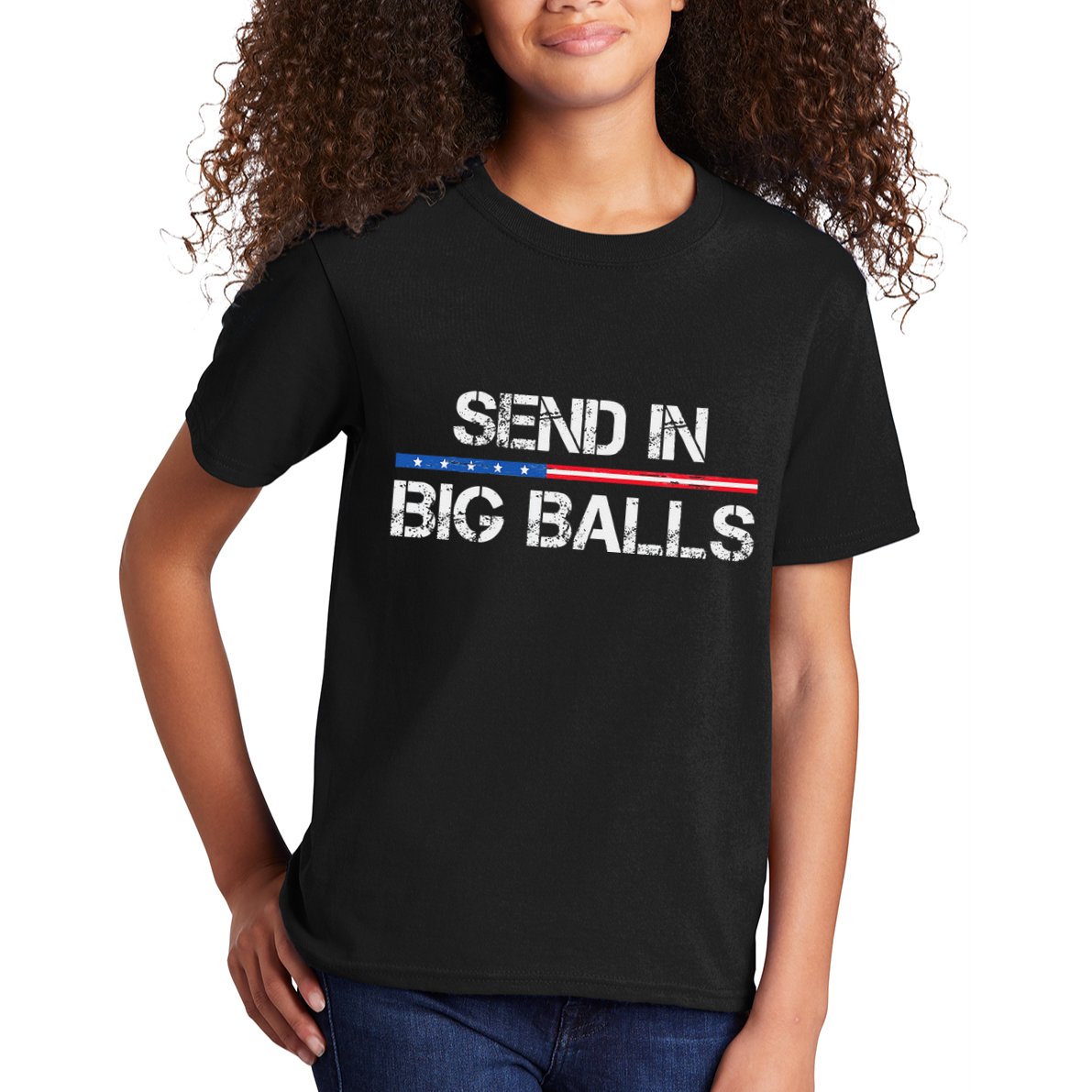 Send In Big Balls Doge D.O.G.E Gift Kids T-Shirt