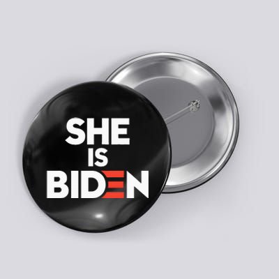 She Is Biden Funny Pro Trump Anti Biden Harris Politics 2024 Button