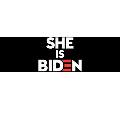 She Is Biden Funny Pro Trump Anti Biden Harris Politics 2024 Bumper Sticker